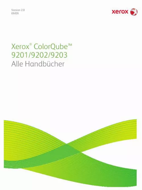 Mode d'emploi XEROX COLORQUBE 9201 9202 9203