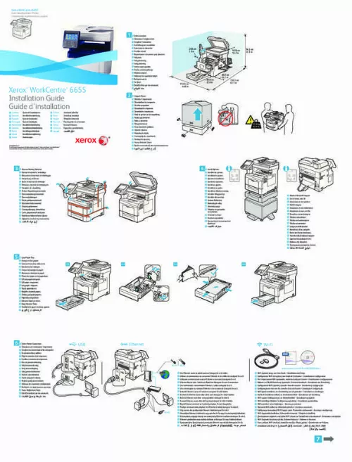 Mode d'emploi XEROX WORKCENTRE 6655