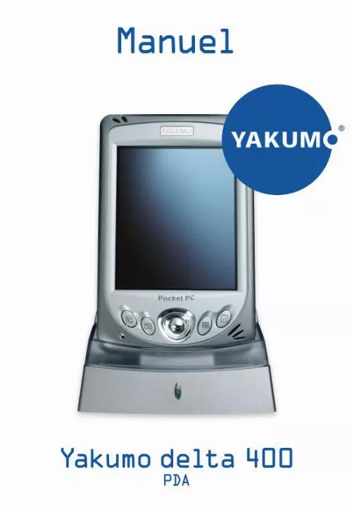 Mode d'emploi YAKUMO PDA DELTA 400