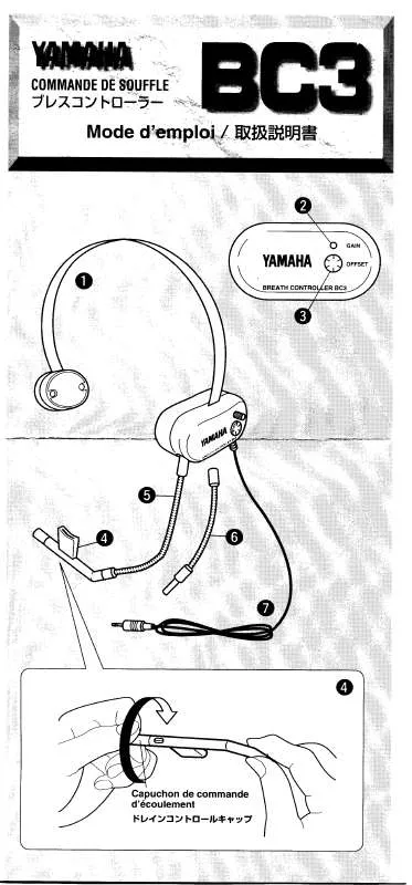 Mode d'emploi YAMAHA BC3