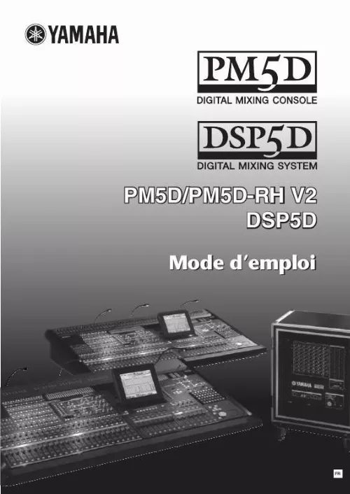 Mode d'emploi YAMAHA DSP-5D