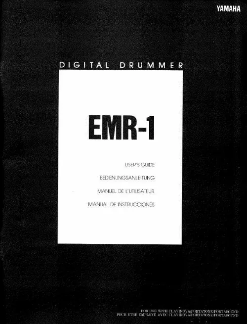 Mode d'emploi YAMAHA EMR-1