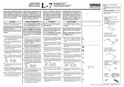 Mode d'emploi YAMAHA L-7