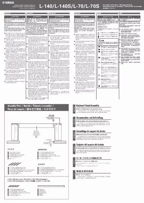 Mode d'emploi YAMAHA L-70S