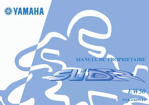 Mode d'emploi YAMAHA SLIDER 50-2004