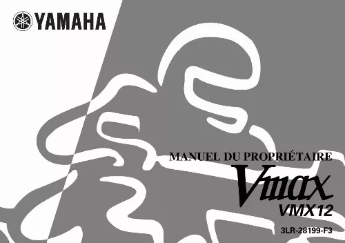 Mode d'emploi YAMAHA VMAX-2001