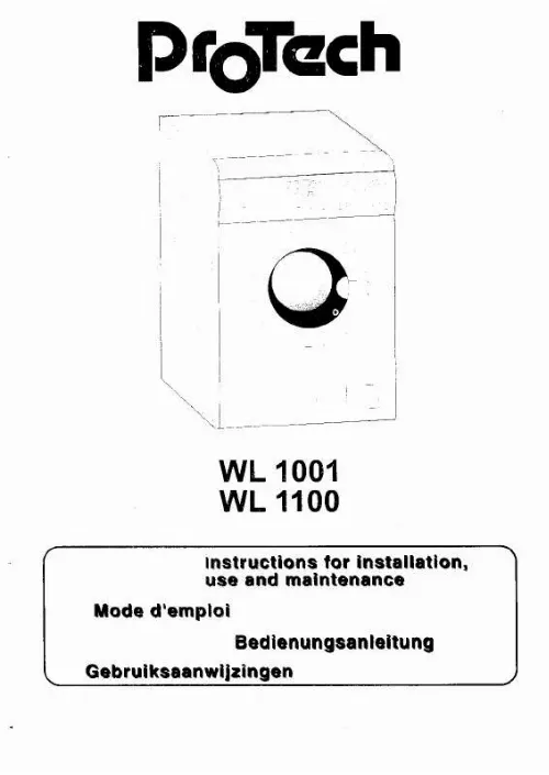 Mode d'emploi ZANKER WL1100