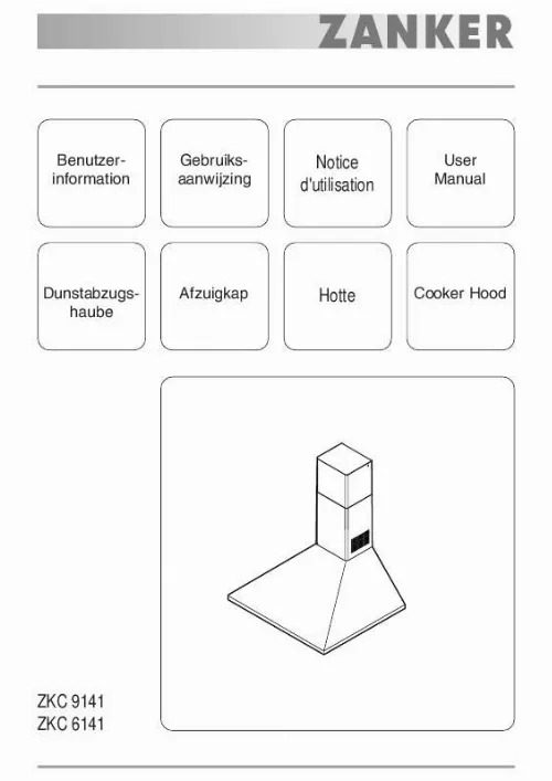 Mode d'emploi ZANKER ZKC9141X