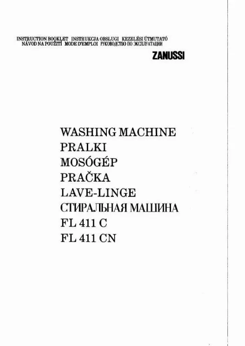 Mode d'emploi ZANUSSI FL411CN