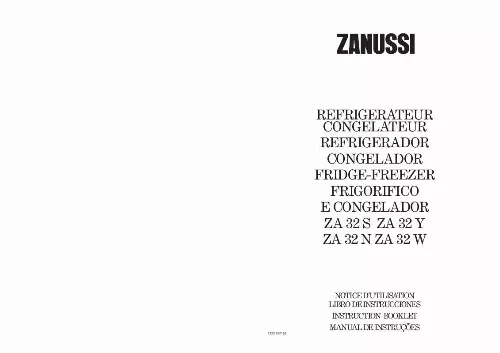 Mode d'emploi ZANUSSI ZA32W