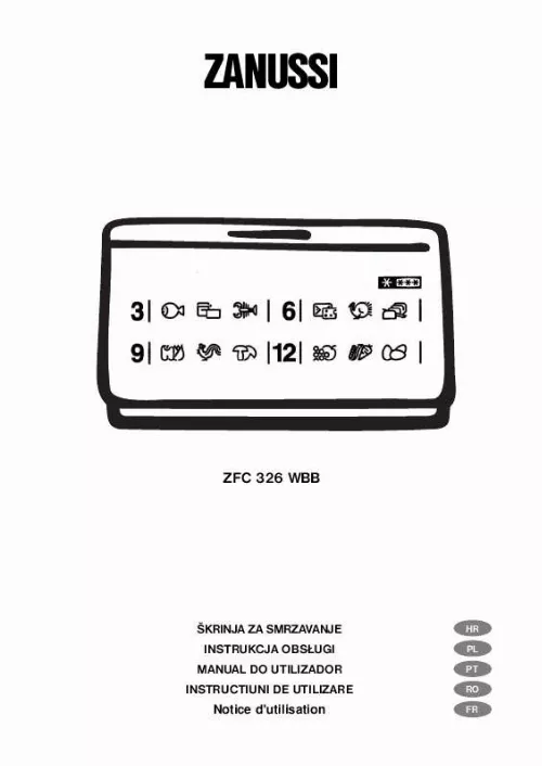 Mode d'emploi ZANUSSI ZFC326WBB