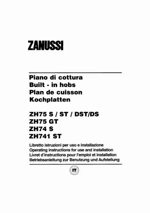 Mode d'emploi ZANUSSI ZH75ST