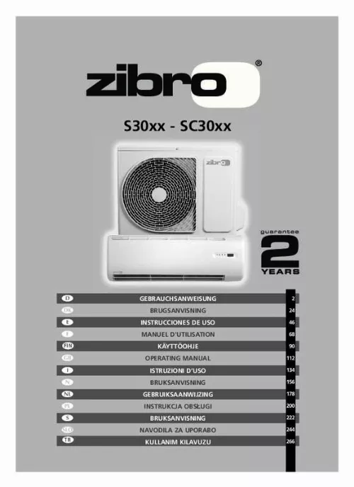 Mode d'emploi ZIBRO S3032