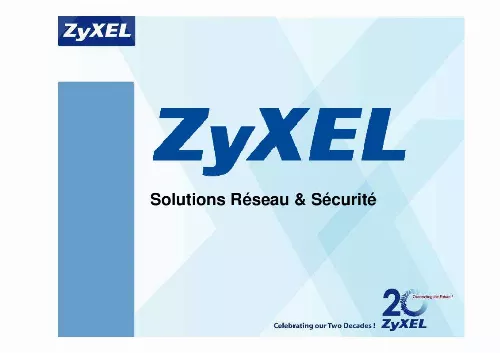 Mode d'emploi ZYXEL G-4100 SMS
