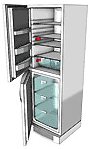 Poignée d'origine pour Réfrigérateur FAURE FRA40400WA